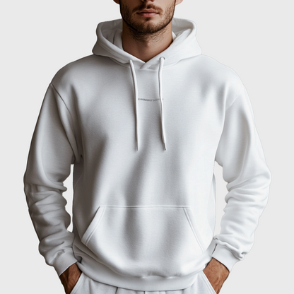 LCE White Embroidery Hoodie